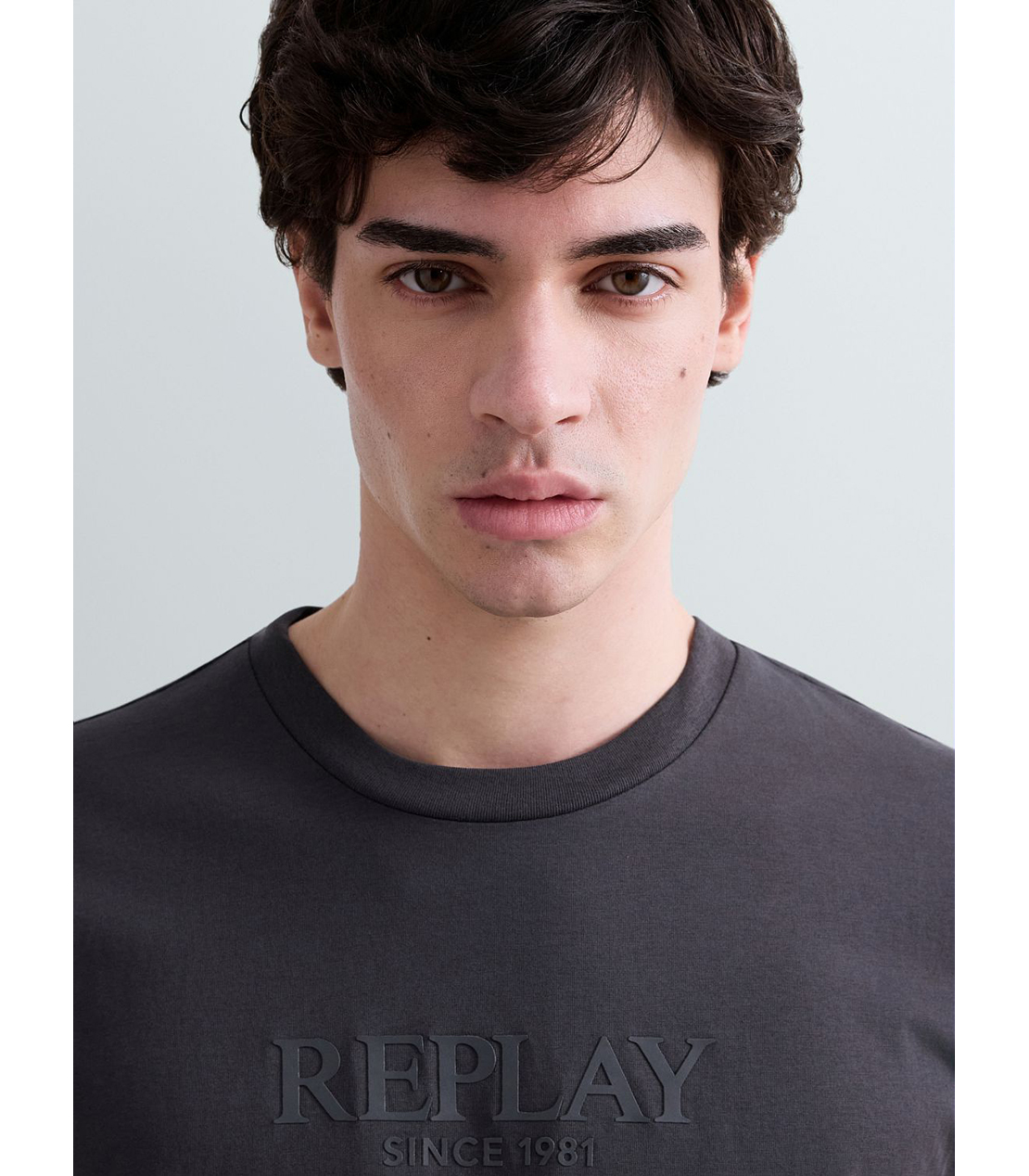 ベーシックジャージーロゴプリント Tシャツ 詳細画像 ダークグレー 7